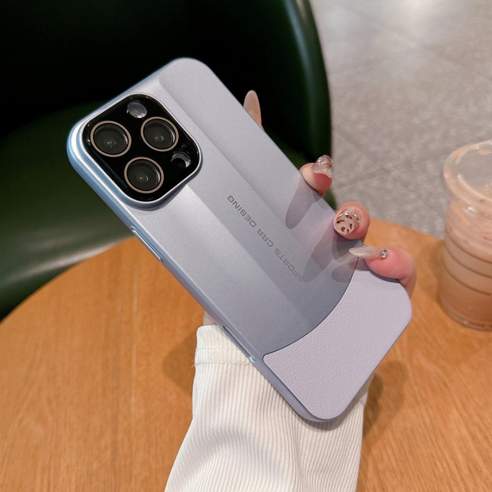 

Матовий шкіряний чохол для iPhone 16 з твердим покриттям для iPhone 16 15 Plus 14 13 12 11 Pro Max, захисний чохол для об єктива з пластикового матеріалу For iPhone 15 Pro Max