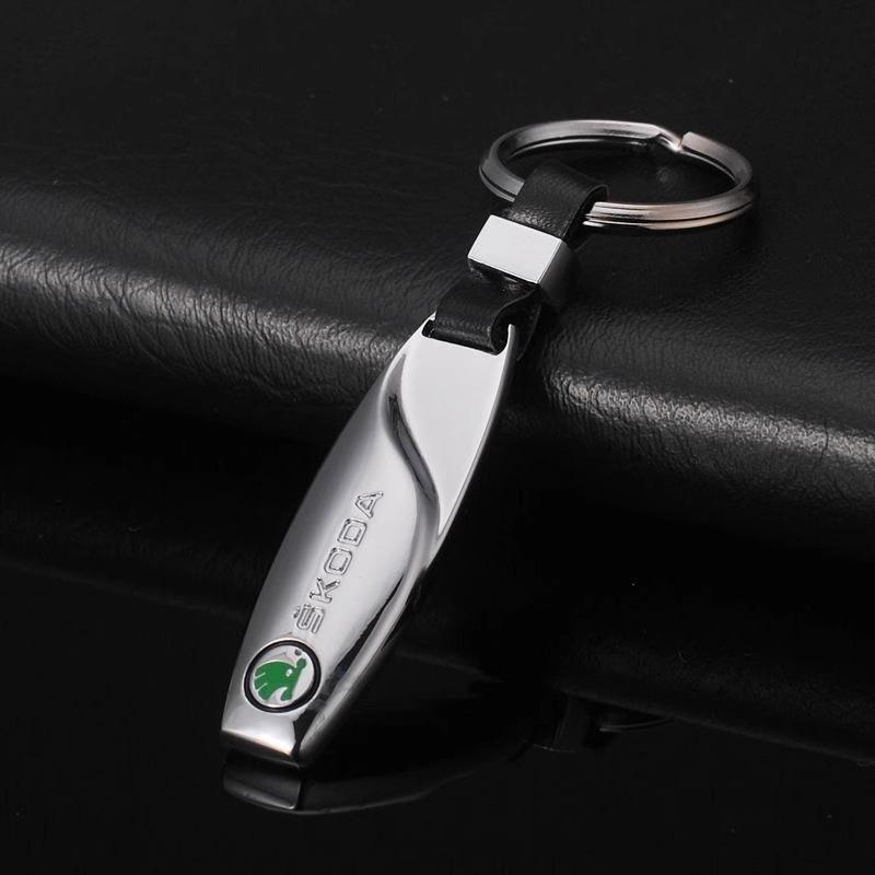 3D Metal Car Keychain Key Rings Pendant Gifts for Skoda octavia fabia rapid yeti superb octavia a5 a7 Auto Styling Accessories dnhr35