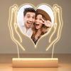 LED Picture Frame With Unique Couple Photo Bedsides Lamp For Bedroom Decoration Valentine's Day Gift