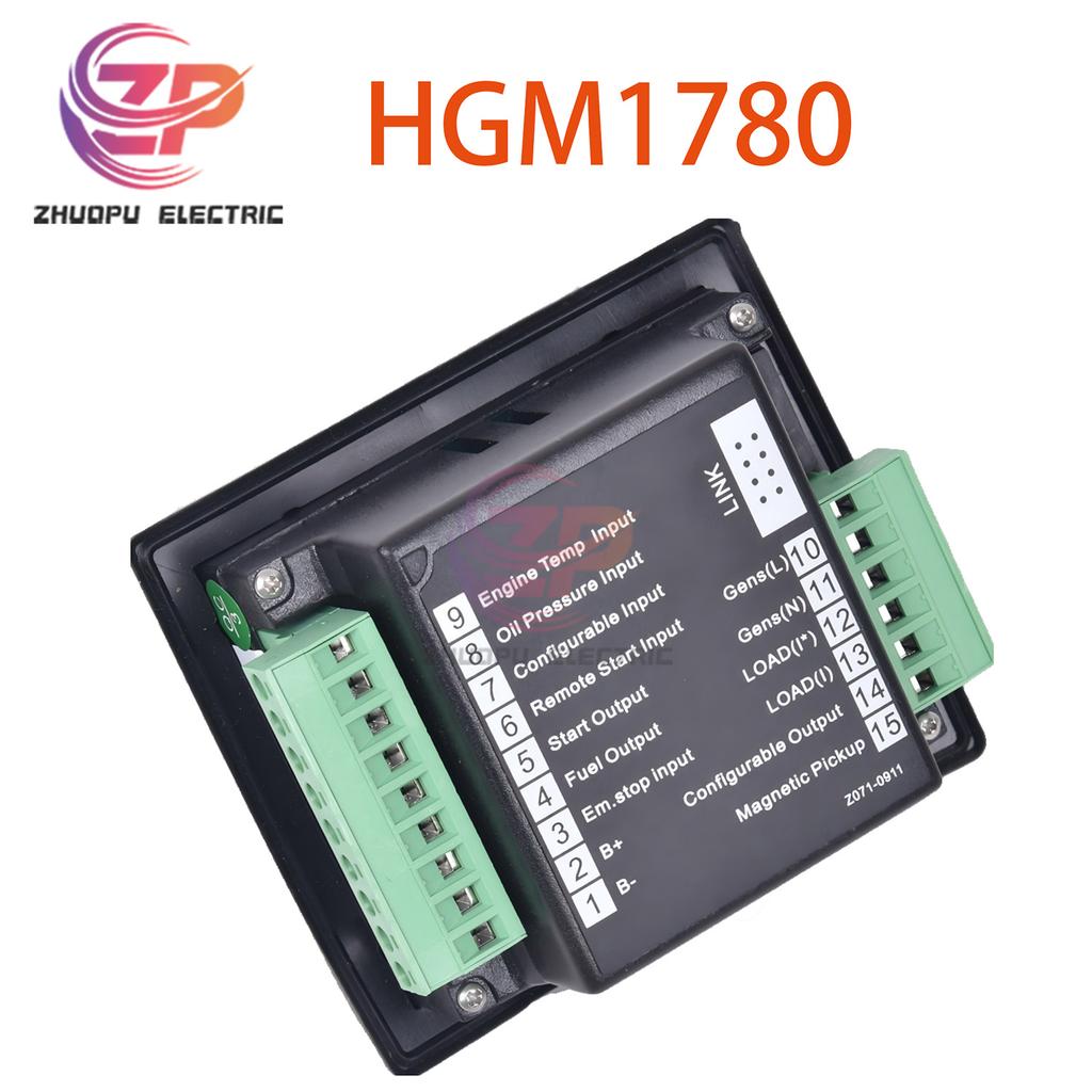 SmartGen HGM1790N HGM1780 Generator Controller Auto Start 4-Protection For Brushless Diesel Genset Spare Parts