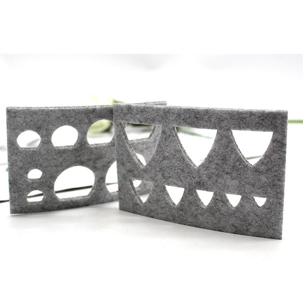 8pcs Wool Felt Mold Needle Felting DIY Craft Stencil Applique Handicraft Shaping Mould Sewing Accessories