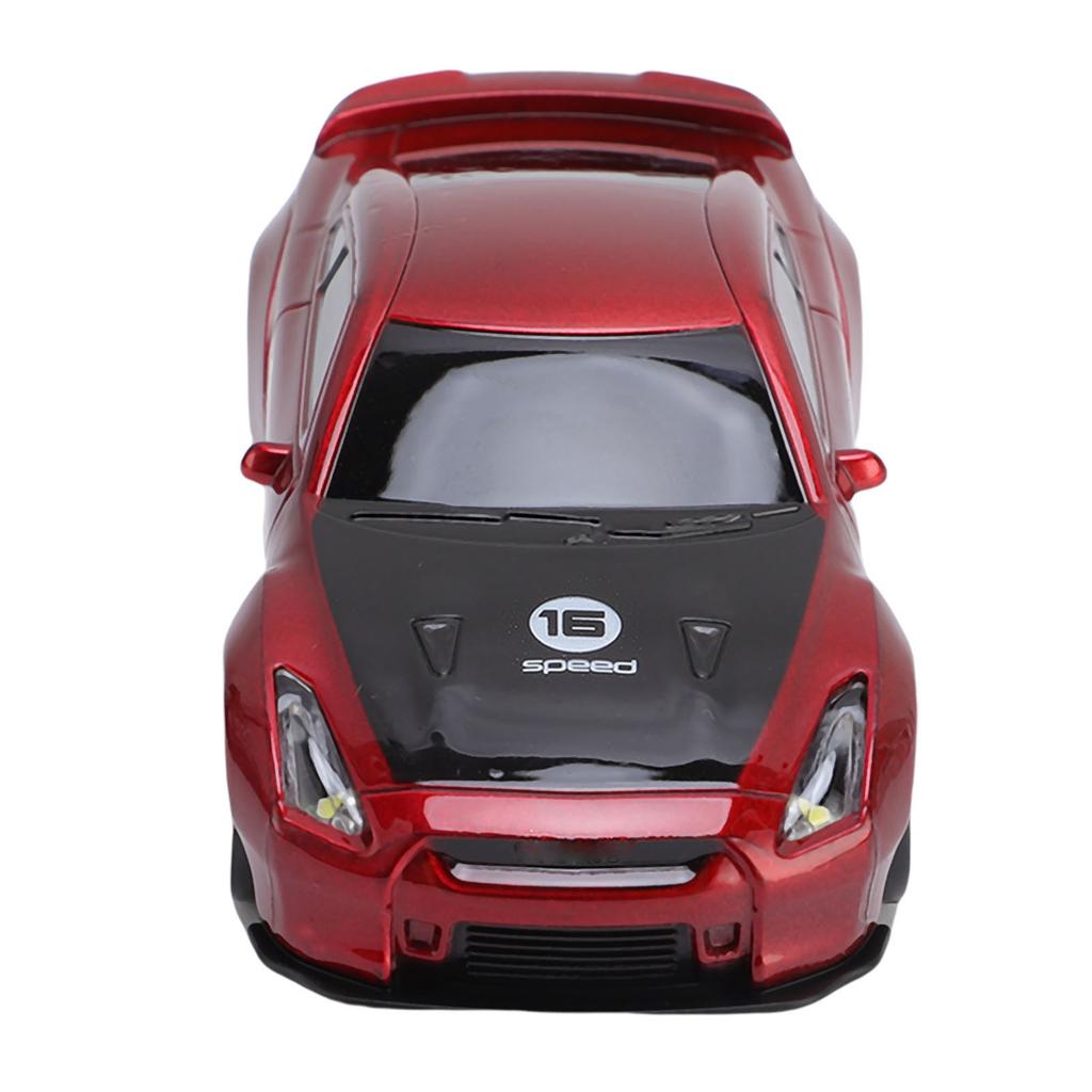 1:43 Scale RC Drift Car with Lights 4WD High Speed Remote Control Racing Sports Car Toy for Kids Adults Teen Red