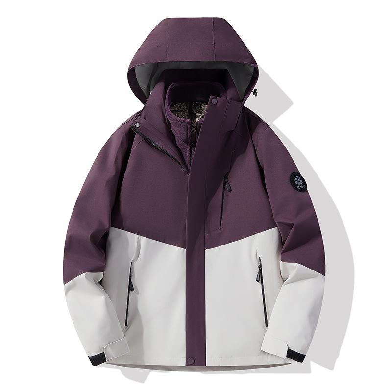 3-in-1 Outdoor Jacket – Unisex, Spring/Autumn, Windproof and Waterproof Jacket