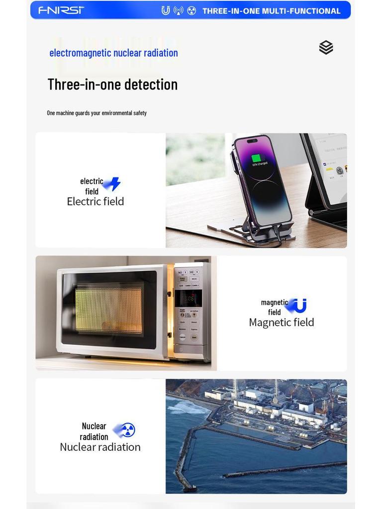 GC-03 Professional Electromagnetic Radiation Detector & Personal Dose Alarm Geiger Counter
