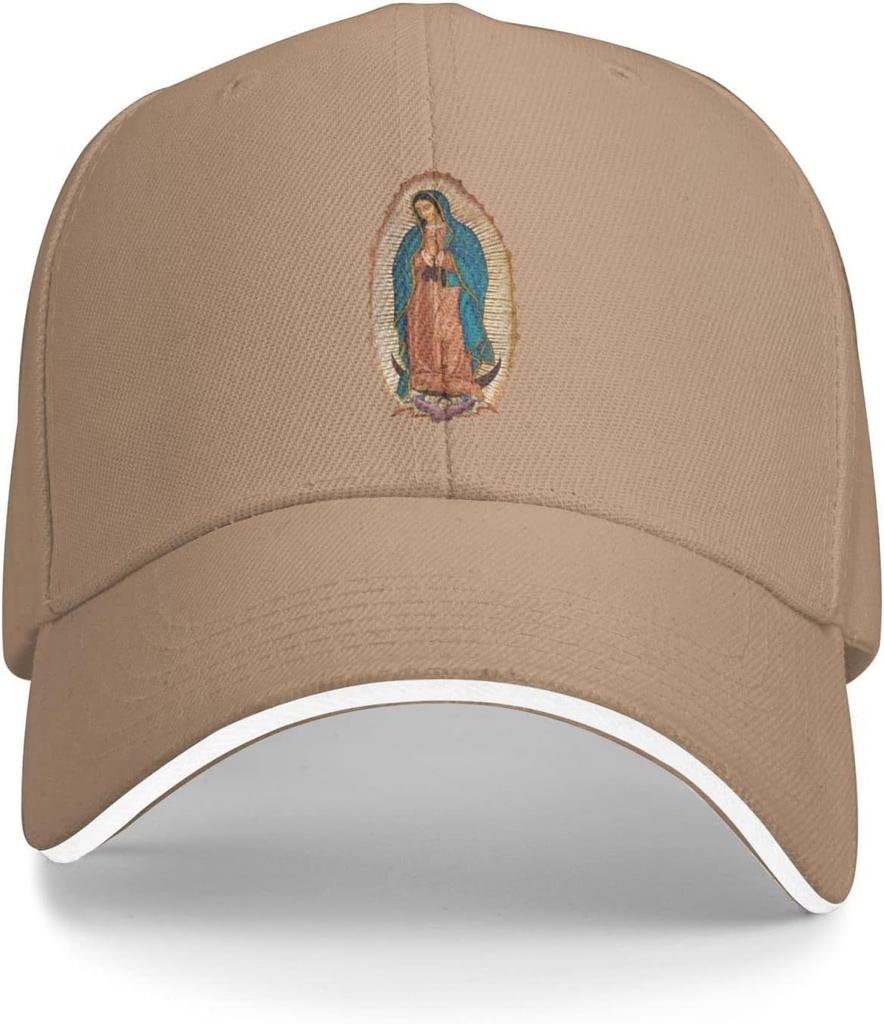 Our Lady of Guadalupe Virgin Mary Baseball Cap Polyester Adjustable Classic Hat Unisex Outdoor