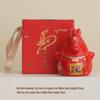 2026 Year of the Horse Cultural Gift Set: Ceramic Tea Cup, Ornament, Piggy Bank Souvenir