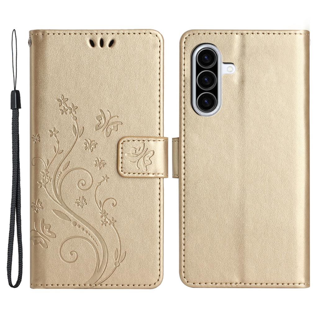 For Samsung Galaxy A26 5G Case PU Leather Phone Wallet Cover with Strap