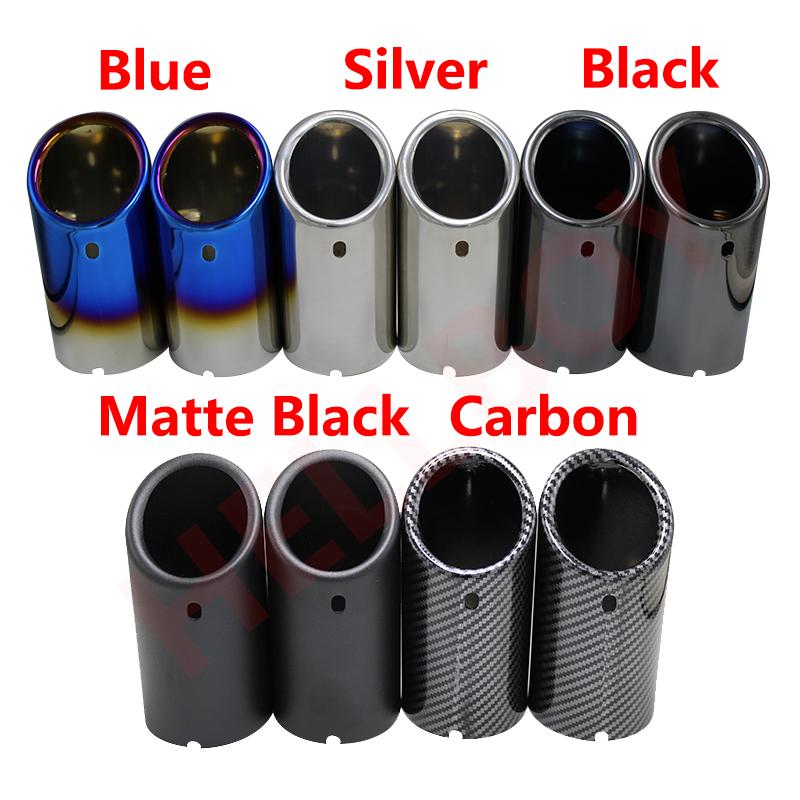 For VW Golf 6 7 Mk6 Mk7 New Lavida Bora Sagitar Tiguan Scirocco 1.4T Exhaust Muffler Stainless Steel Exhaust Tip