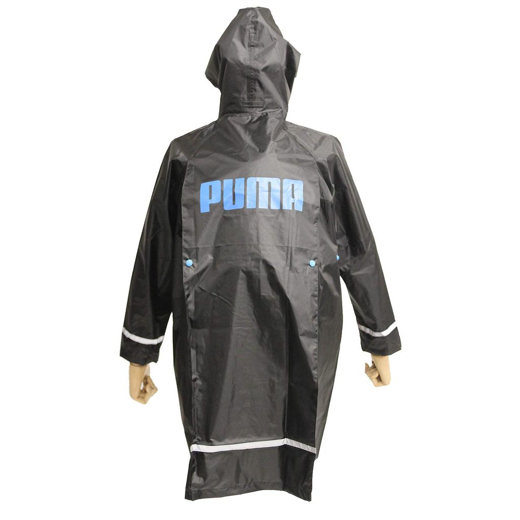 Puma Raincoat Black Back Logo Print 130 Backpack Schoolbag Coat PBS29RA13 &