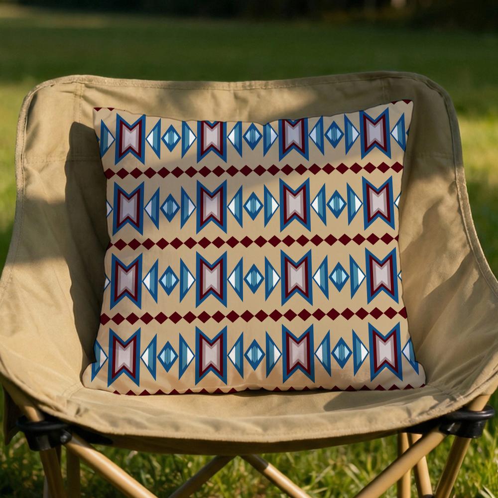 Native Fabric Pattern Cushion Cover Soft Reversible  Durable Pillow Cover  MultiScene Use for Home  Car Daily Comfort