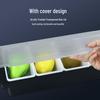 Multifunctional Multi-layer Divided Box with Lid for Fruit Tasting and Ingredient Storage