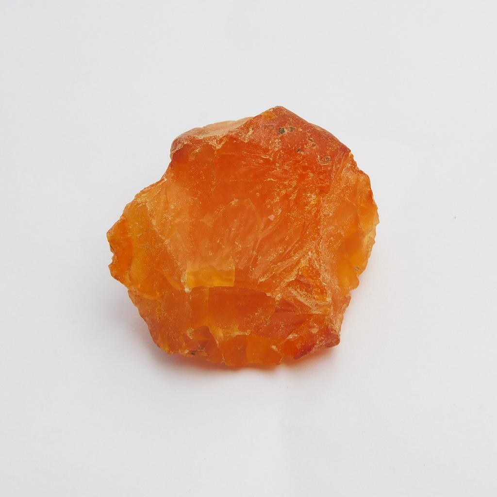 NATURAL Orange Sapphire ROUGH 190.35 Ct Huge Size Uncut CERTIFIED Loose Gemstone