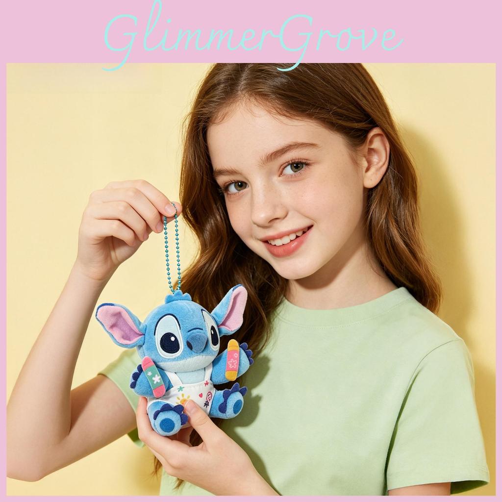 Lilo Stitch Plush Keychain With Embroidered Design For Kids And Teens