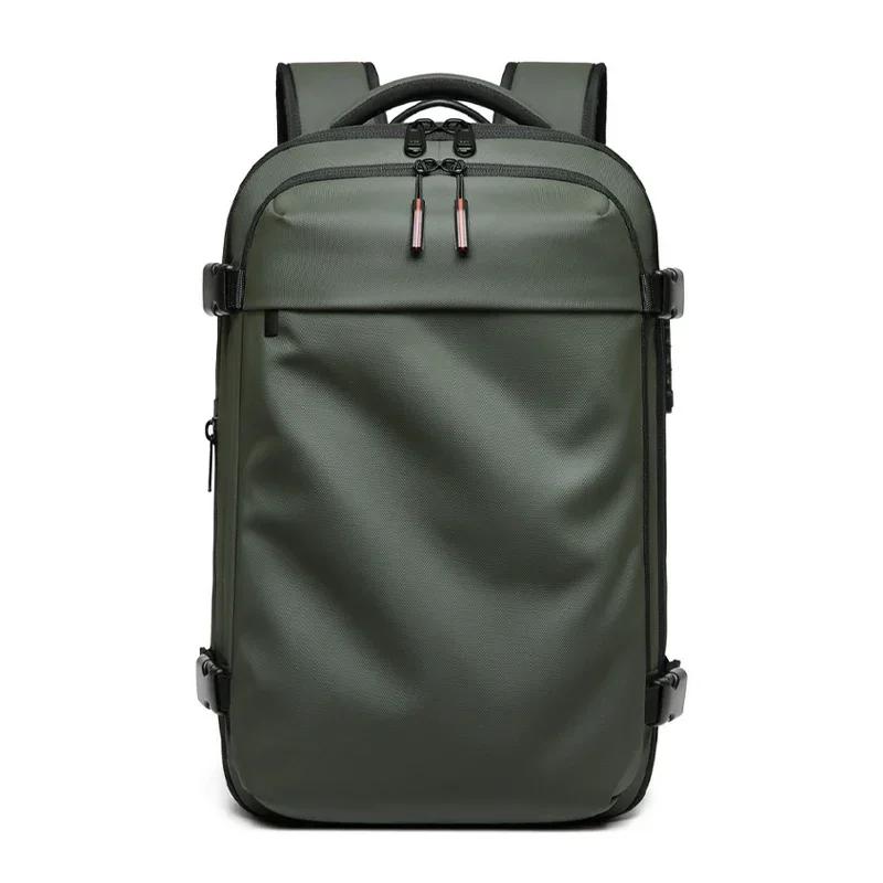 Men Travel Backpack Vacuum Compression Laptop Backpack 17 Inch Extended Large Capacity School Backpack Hiking Business Backpack