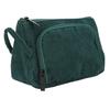 Cosmetic Bag Corduroy Large Capacity Handheld Portable Multi Functional Make Up Pouch for Women Girls Emerald