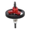 50T Hollow Out Metal Differential Gear Complete Slipper Clutch for Traxxas Slash 2 Wheel Drive 1 10 RC Car Red