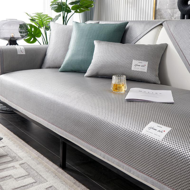 

Подушка для дивана Летняя летняя подушка для дивана Cool Pad Простой нескользящий чехол для дивана Ткань для чехла 60*60cm