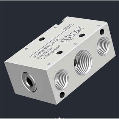 A25F-Manual Control 2 Position 3 5 Port Push-Pull Pneumatic Air Hand Lever Operated Valve 5/2 Way 4H210-08