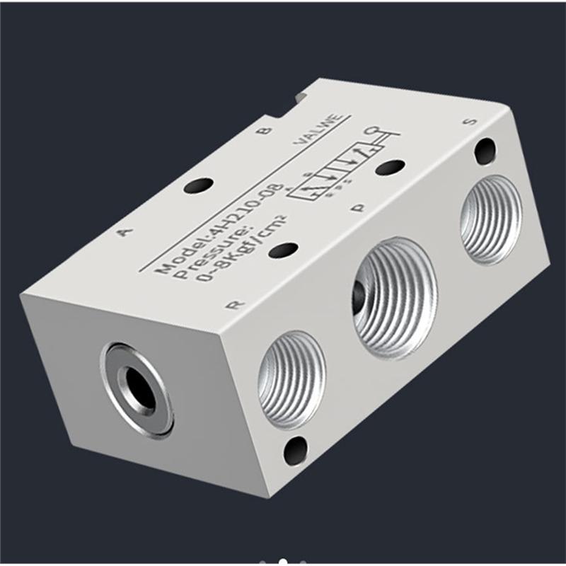 HHO-Manual Control 2 Position 3 5 Port Push-Pull Air Hand Lever Valve 5/2 Way Pneumatic 4H210-08