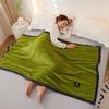 Flannel Fleece Blanket Office Nap Blanket Air-Conditioning Throw Coral Fleece Bed Sheet Blanket Lunch Break Blanket