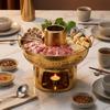 Thickened Dessert Hotpot Traditional Tom Yum Hot Pot Portable Charcoal Hot Pot  Restaurants