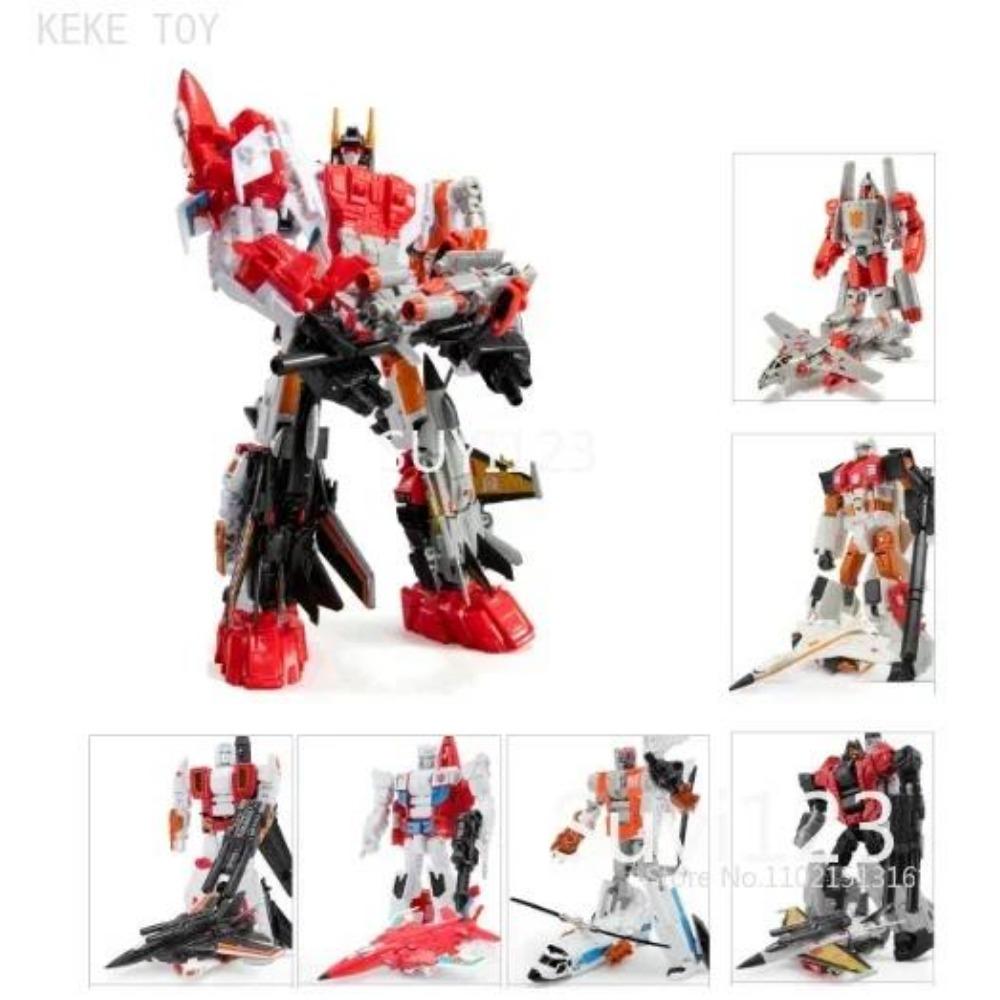 HZX Cool G1 Superion Roboter Flugzeug IDW 5in1 Devastator Bruticus Actionfigur Spielzeug Kombinierer Transformation Verformung Geschenk