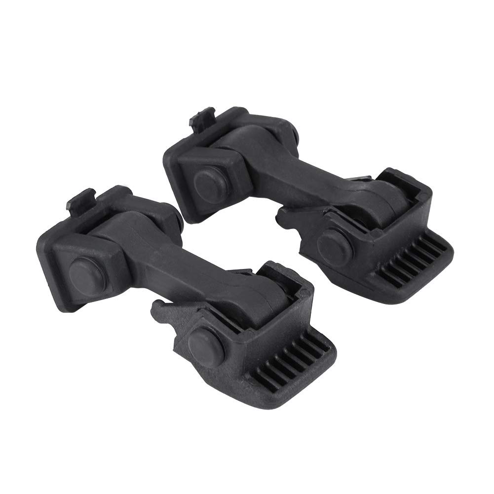 Hood Catch, 2 Sets of Hood Latch Safety Catch and Bracket for Wrangler TJ 97-06 55176636AD 55395652AC