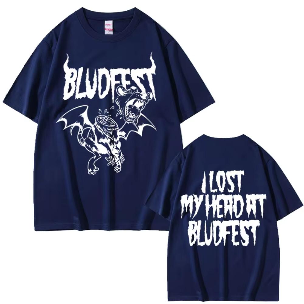 Singer Yungblud Bludfest 2025 Merch T Shirts Men Women Fashion Rock Short Sleeve T-shirts Men's Casual Cotton Oversized T-shirts