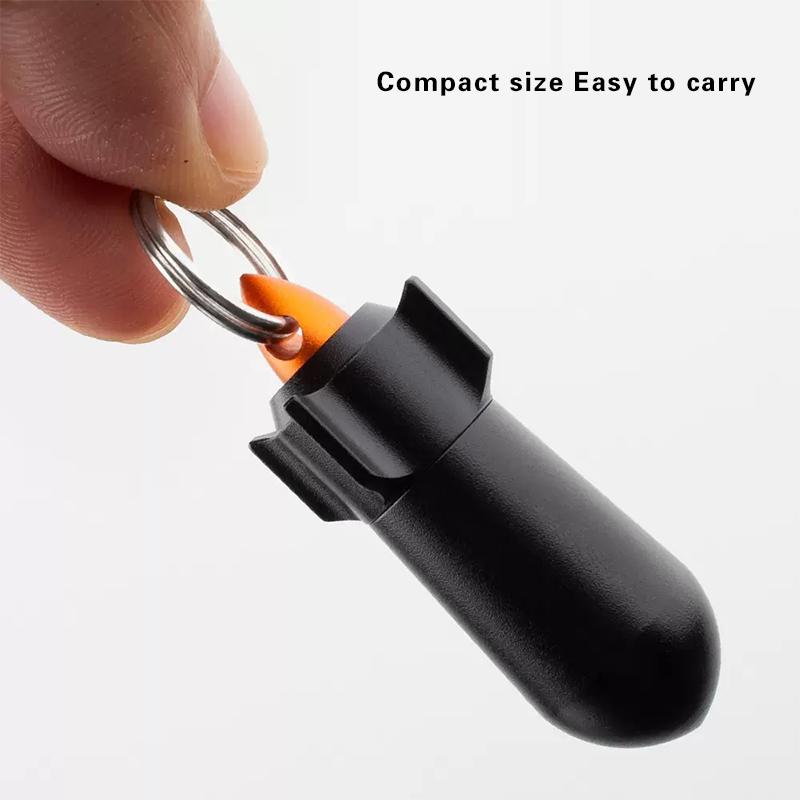 Aluminum Alloy EDC Sealed Storage Capsule Case Mini Metal Waterproof Bottle Storage Portable Medicine Case Outdoor Camping Tool
