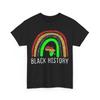 Black History Shirt, Black History Month Afrikanische Karte Regenbogen Stolzes Shirt