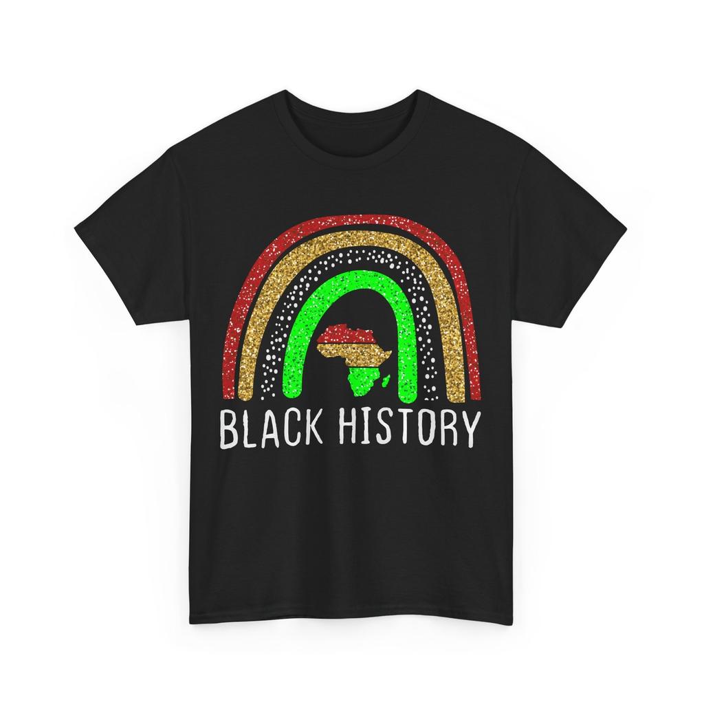 Black History Shirt, Black History Month African Map Rainbow Proud Shirt