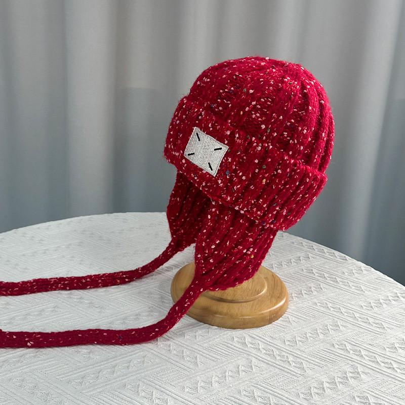 Knitted Winter Beanie Hat For Women With Ear Protection Stylish Casual For Autumn And Winter