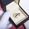 New 2024 Classic Europe Fine Quality Europe Famous Hot Brand Luxury Jewelry Rings For Couples Ceramic Geometry Design Engagement