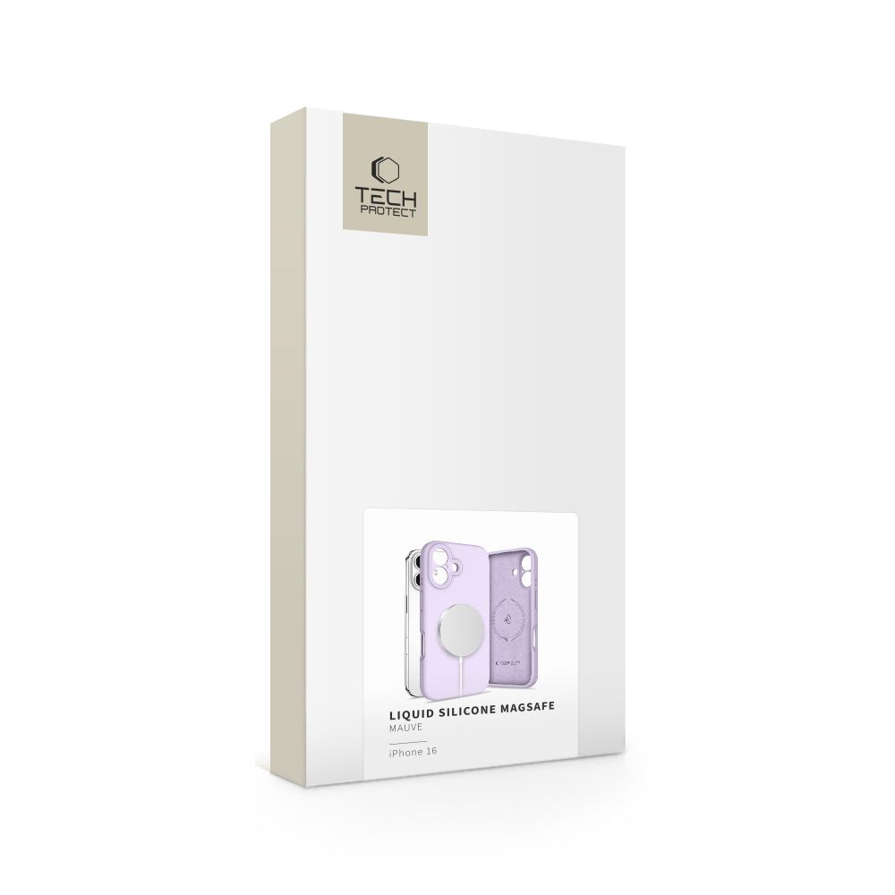 Tech-Protect Liquid Silicone Magsafe Iphone 16 Mauve
