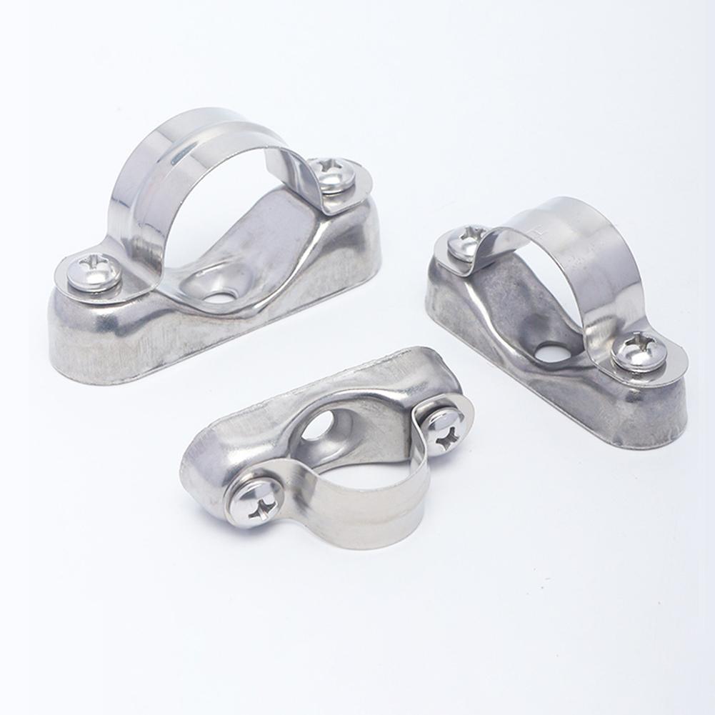 Aluminum Alloy Base 316 Stainless Steel Clamp Home Maintenance Aluminum Alloy Pipe Bracket Widely Used In Fixing