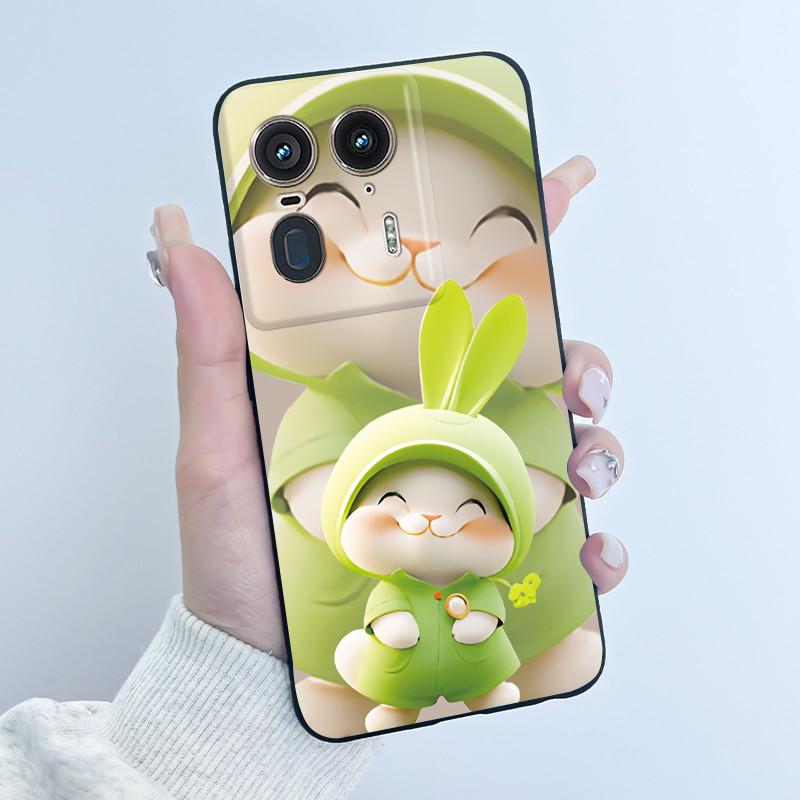 Soft Casing For Motorola Moto Edge 50 Ultra 5G Phone Case Black Matte Silicone Aesthetic Luxury Cute Cool Boys Girls Back Cover