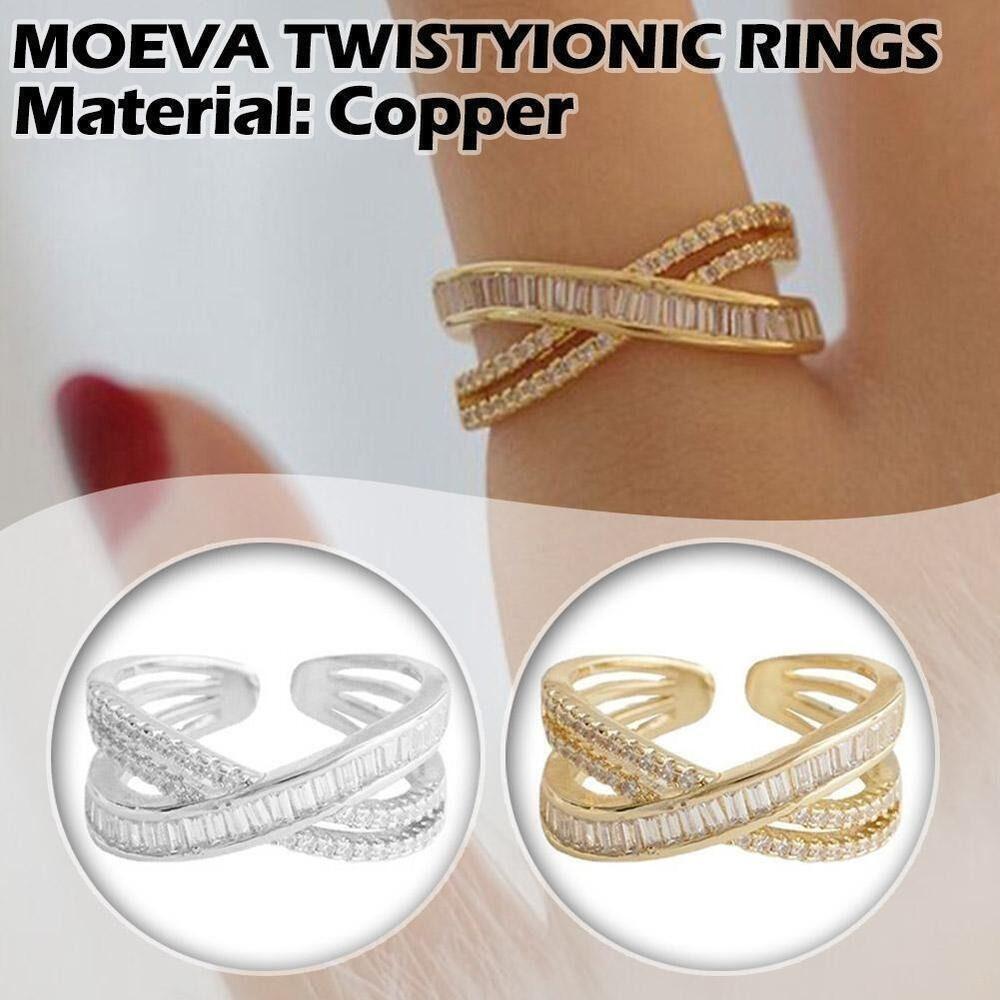 

Медные регулируемые кольца Ювелирные кольца Высококачественное открывающееся кольцо из циркона