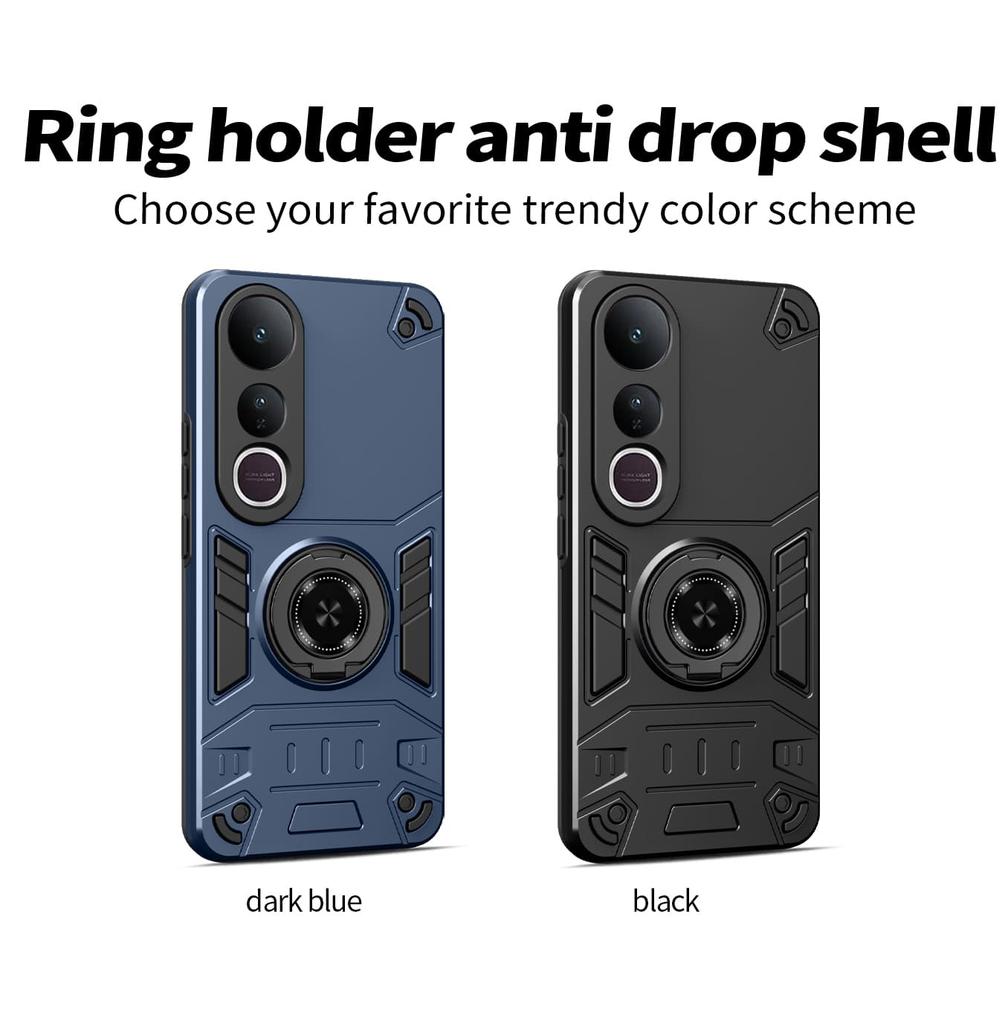 NEW Armor Shockproof Phone Case For VIVO V50 Lite V50E V50Lite 5G Soft TPU Frame Hard Plastic Protective Back Cover