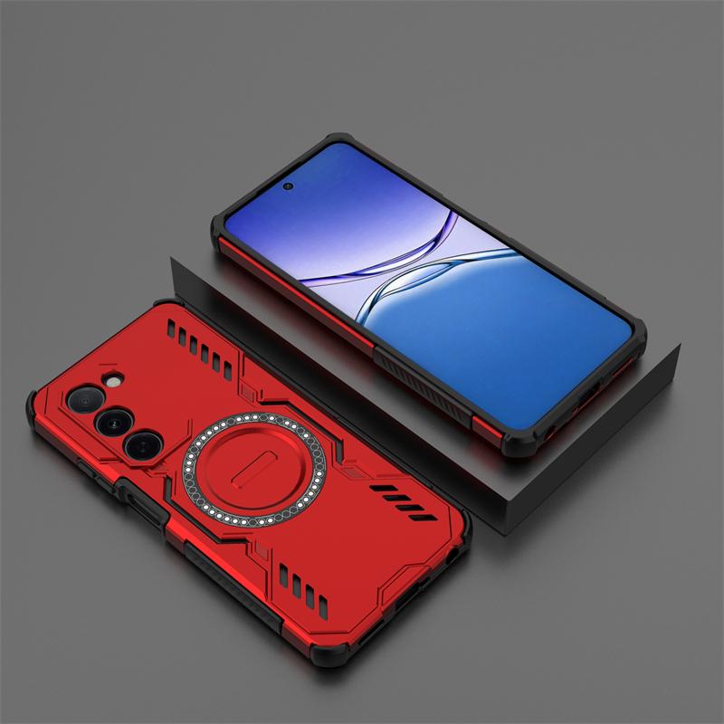 For Oppo A5m Case For Oppo A5m Shockproof Anti-knock Magnetic Adsorption Wireless Charge Back Cover For Oppo A5m Case 6.67 Inch