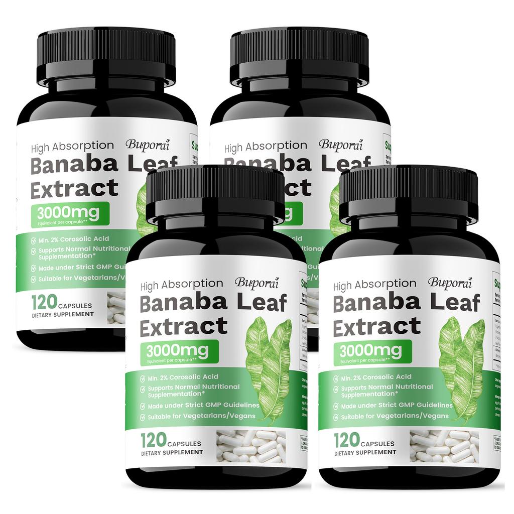 Buporai Barnabas Leaf Dietary Supplement, containing barnabas leaf extract, 3000mg high content, for daily nutritional supplementation