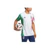 Adidas Colorblock Round Neck Short Sleeve Soccer Jersey Men Tops White HS9868