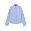 Spring New Women's Clothing Commute Leisure Stripes Shirt Poplin Cotton Long Sleeves Lapel Shirt 2797905