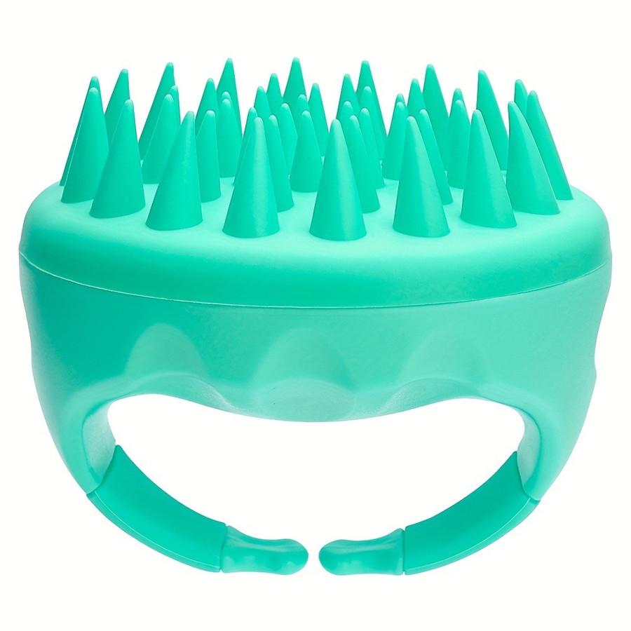 Scalp Massager Shampoo Brush Silicone Head Cleaning Brush Handheld Shower Scalp Cleaning Brush Bathroom Accessories