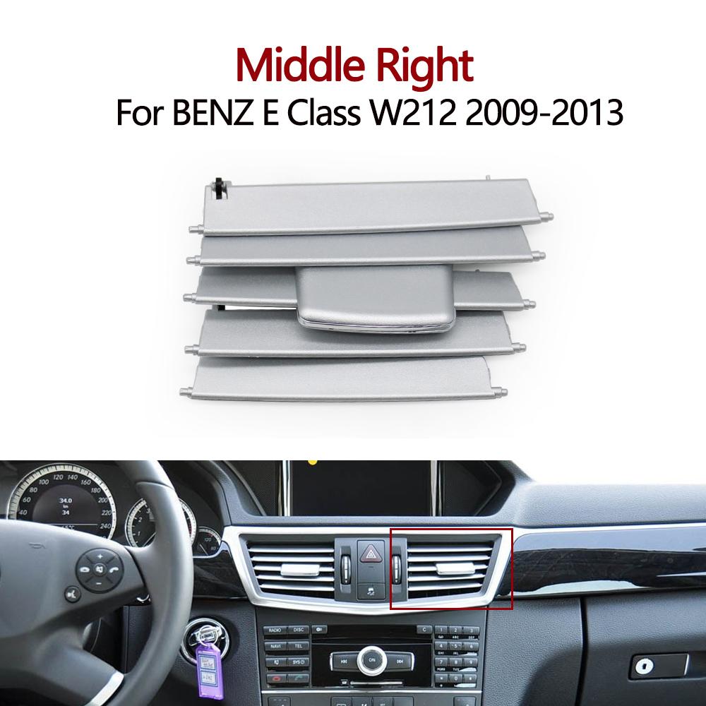 Car Front Dashboard Left Right Middle Air Vent Grille Repair Kit For Mercedes Benz E Class W212 E350 E550 2009 2010 2011 2012