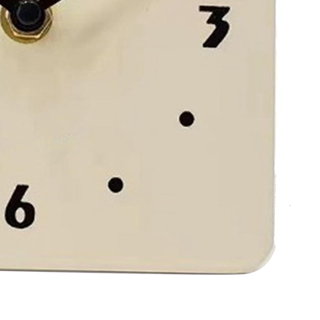 Tischuhr Schlicht Modern Leises Uhrwerk Metall Schreibtischuhr Ornament für Schlafzimmer Nachttisch Wohnzimmer