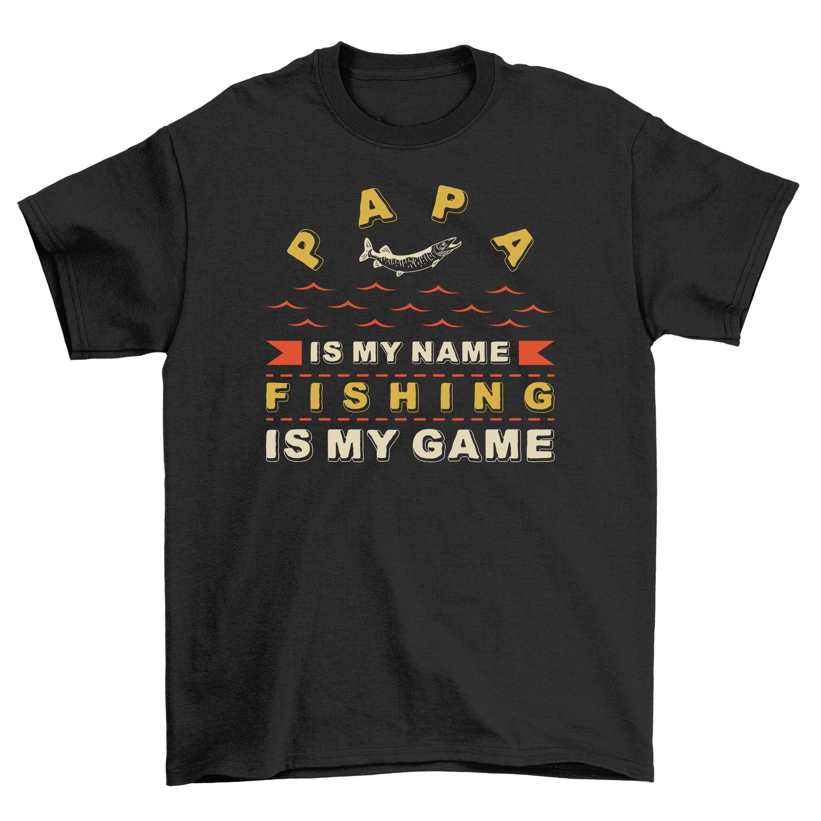 

5 More Minutes, Fishing is My Game Funny T-Shirt Mens Womens Tees Top for Anglers, 100% Cotton, Uni 2XL