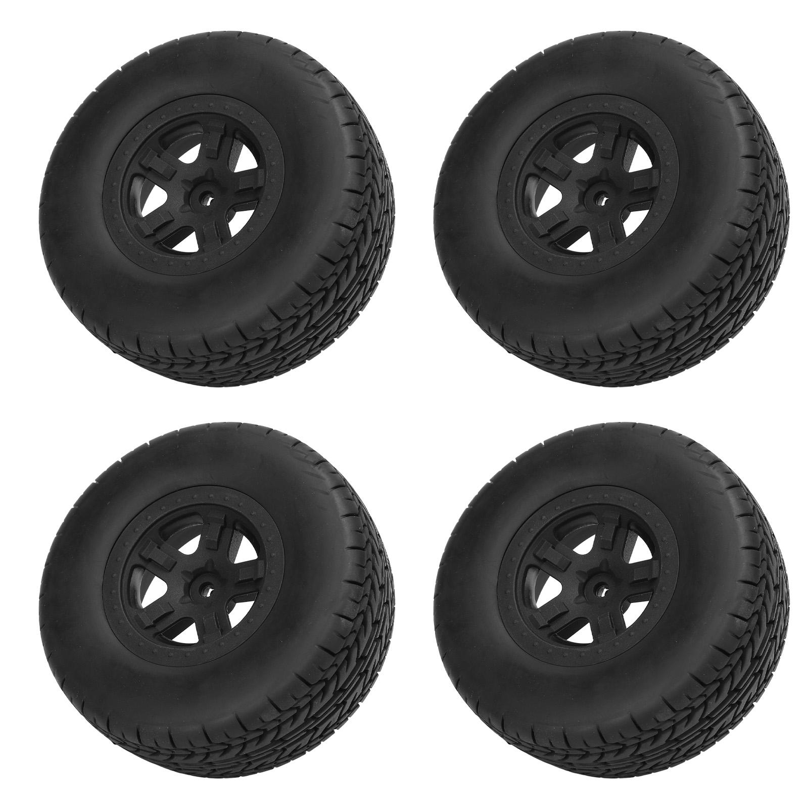 

4PCS 110mm RC Tires 12mm Hex Rubber RC Truck Tire for Slash Arrma 110 RC Short Course Trucks