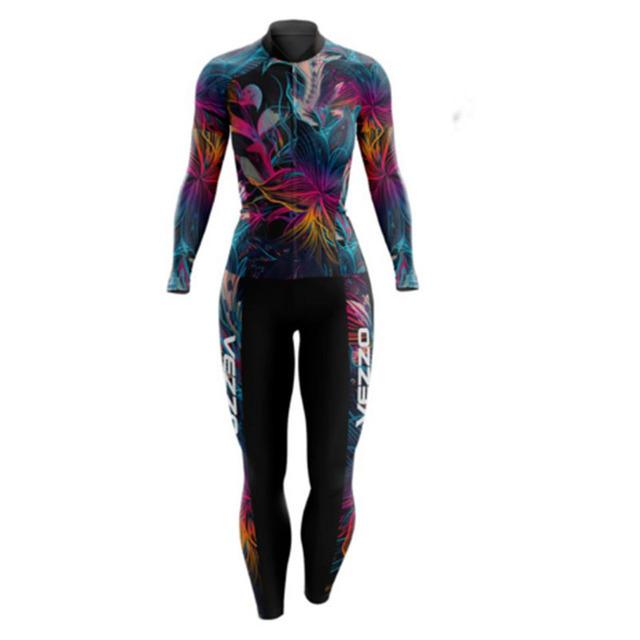 Road Bike Cycling Suit Women's Tour De France Version Mountain Bike Cycling Suit Long-sleeved Suit Spring and Autumn