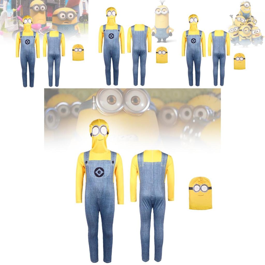 Adorable Minions Cosplay Costume Perfect For Stage Performances Unisex Design For Kids
