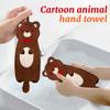 Cartoon Animal Hand Towel Can Be Hung To Wash Face Small Towel Soft Absorbent Kitchen Quick-drying Rag